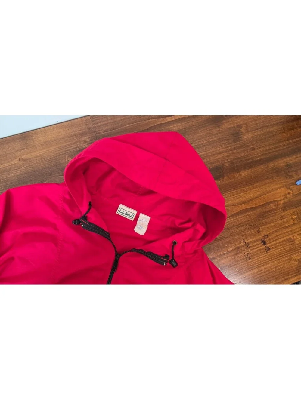 Vintage L.L. Bean Anorak Pullover Jacket Red Packable 90s, Men's XL, #106